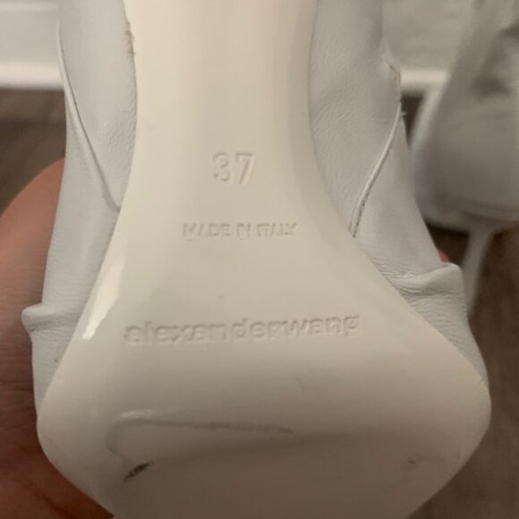 Alexander Wang Vanna High Heel Stretch Mid Calf Boots EU 37 US 7 - Picture 7 of 7